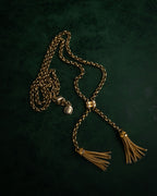 –SPECIAL– “SONIA RYKIEL” 80’s-90’s Tassel lariat chain necklace