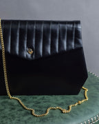 "Christian Dior" Layered flap oblique shoulder bag