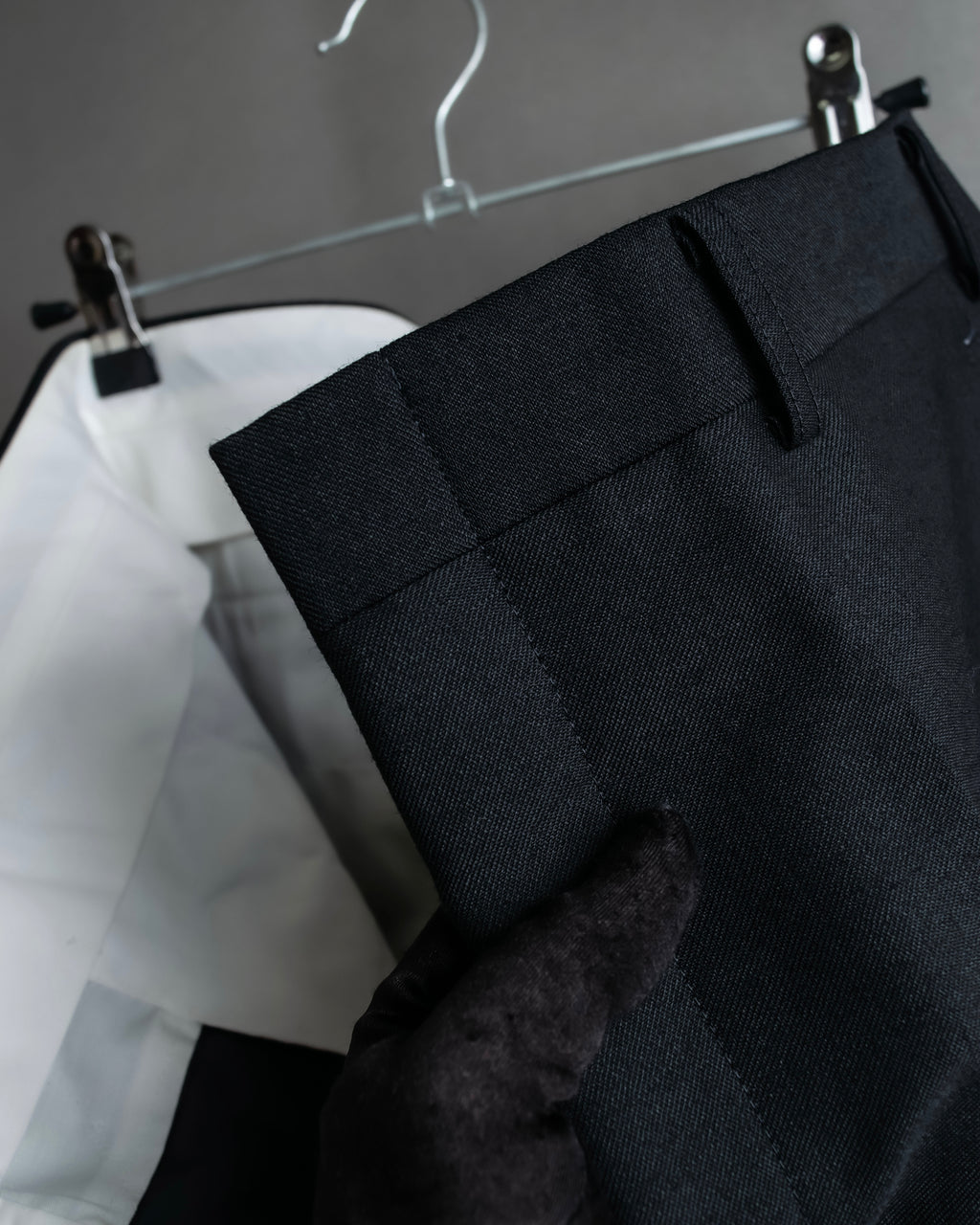 "BURBERRYS" Mohair mix classical tailored three-piece suit