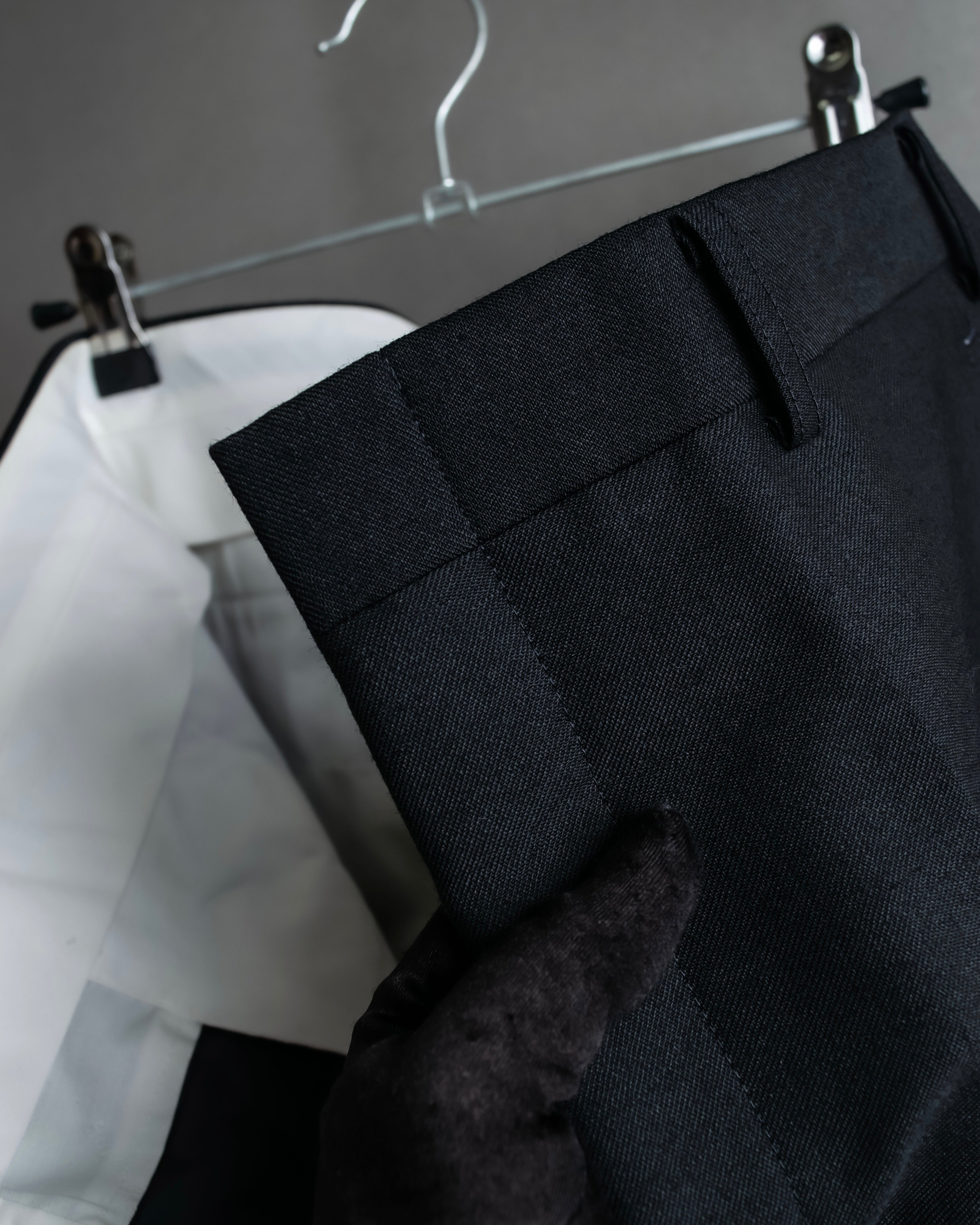 "BURBERRYS" Mohair mix classical tailored three-piece suit