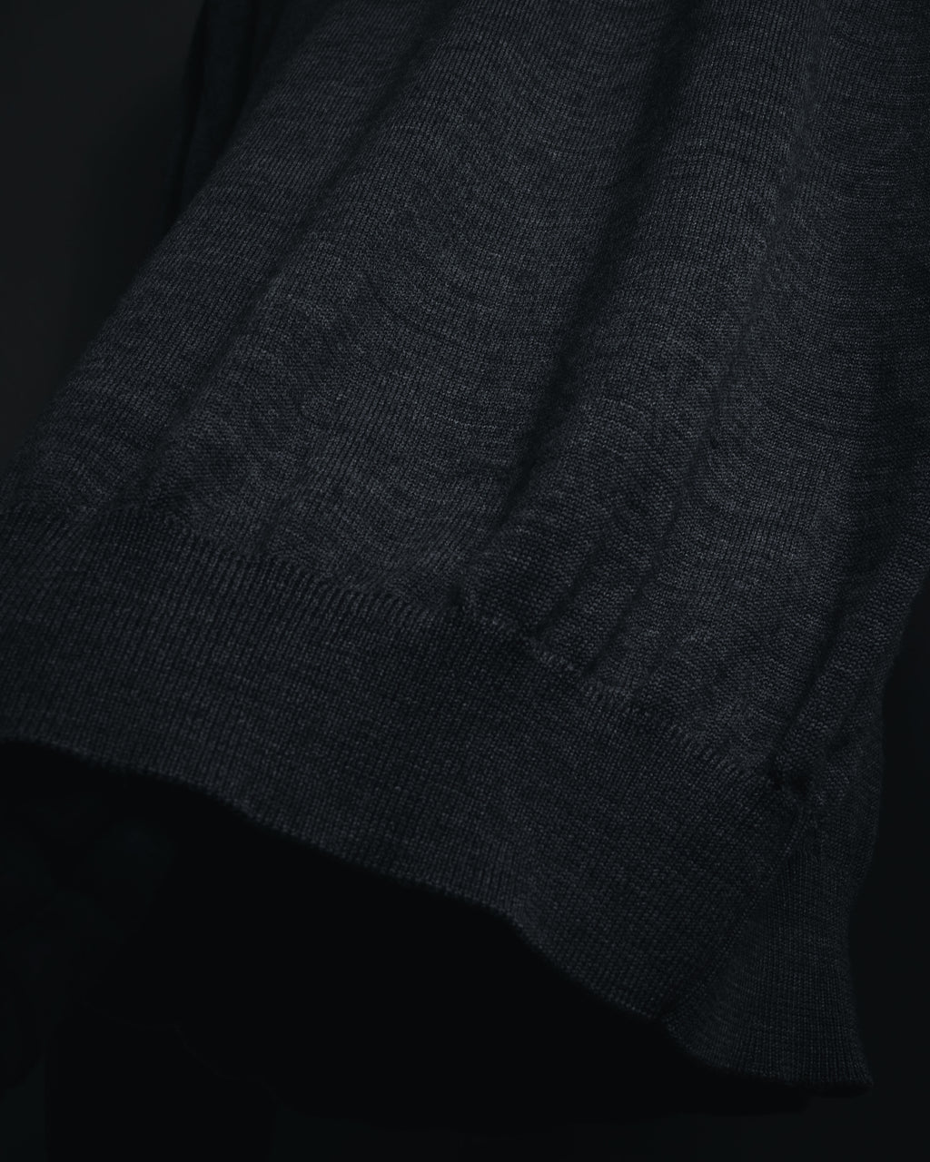 "YVES SAINT LAURENT" 80’s-90’s embroidered logo wool knit sweater