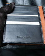 "Maison Margiela" Brown Leather Compact Wallet