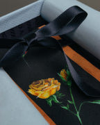 "PRADA" 2020's Floral silk skinny scarf