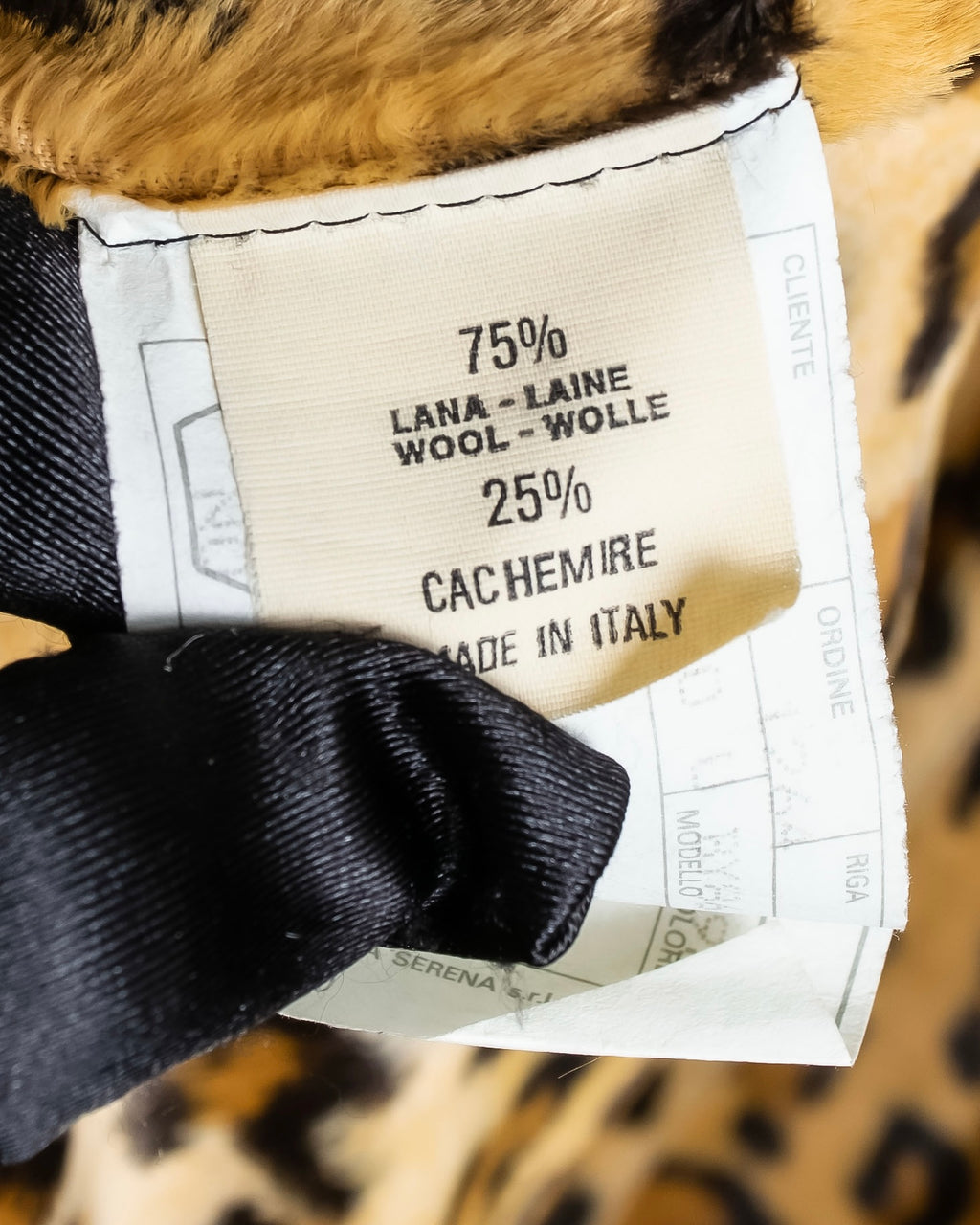 "GIANNI VERSACE UPDATE"
 Fur trimmed wool cashmere maxi double breasted coat