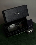 "PRADA" Yellow marble acetate sunglasses