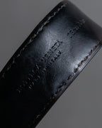 "BOTTEGA VENETA" Intrecciato technique leather belt