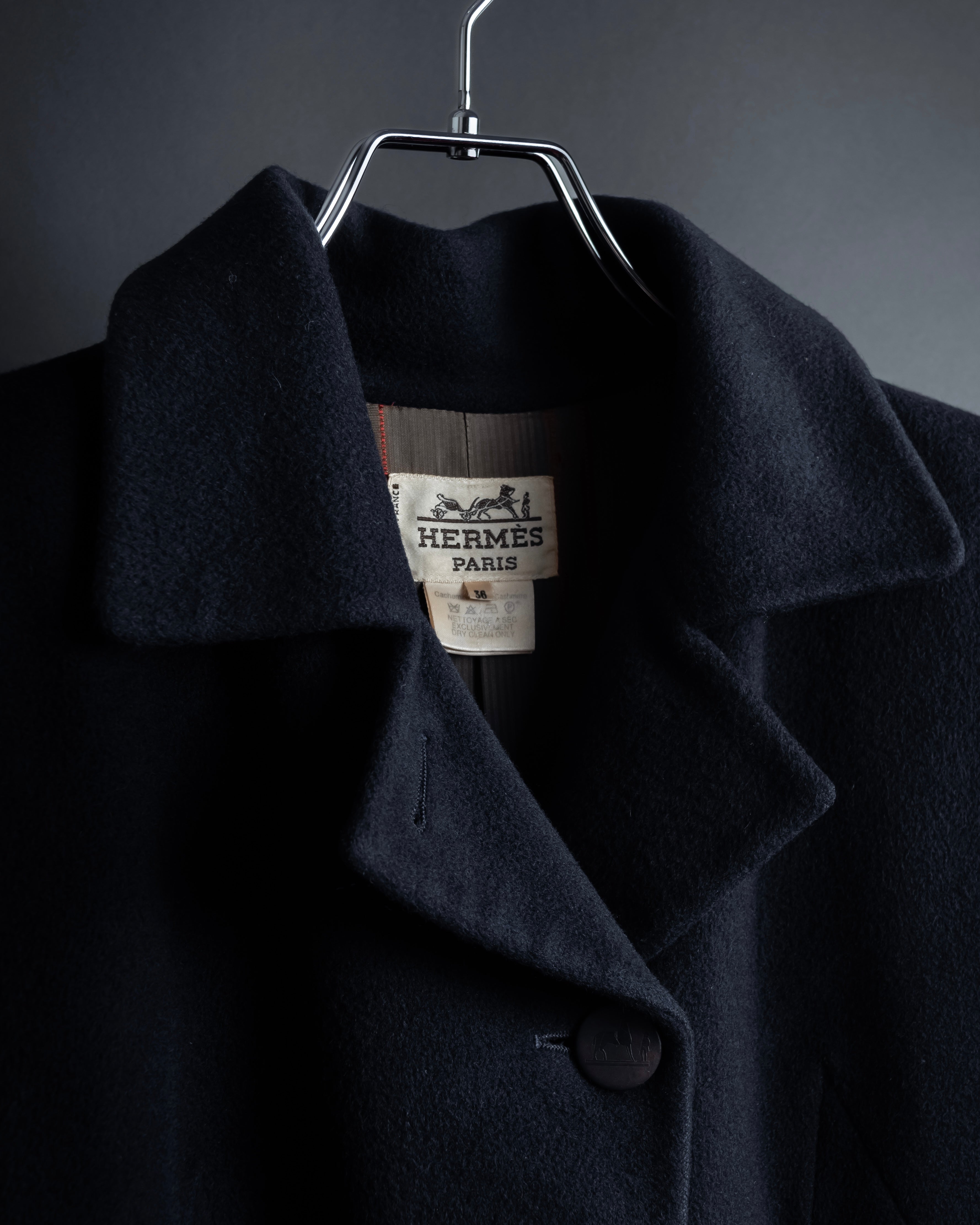 -SPECIAL- "HERMÈS Paris" 1978–1981 Atelier Prêt-à-Porter Cashmere Coat