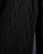 "Vivienne Westwood" Orb logo engraved cable knit cardigan