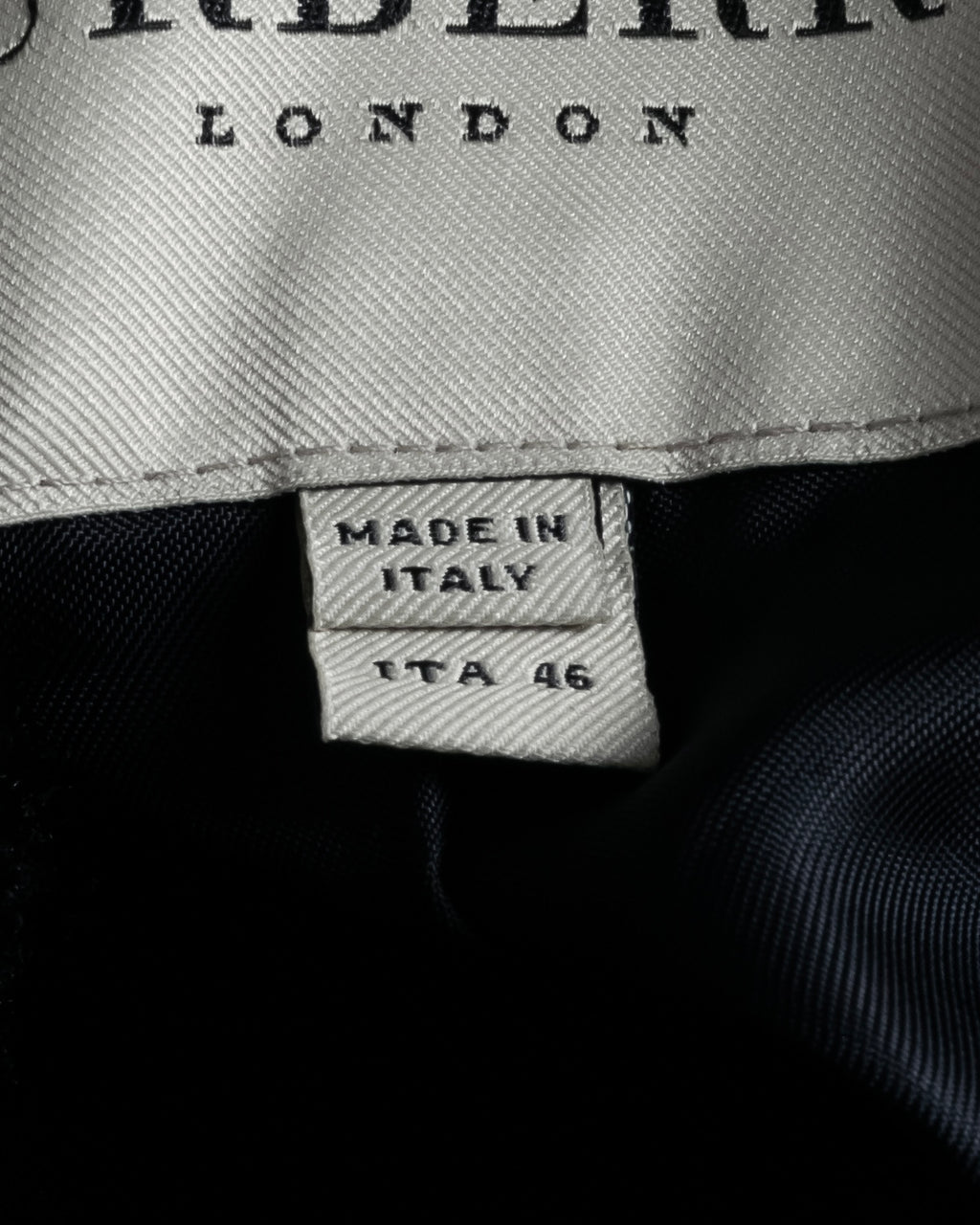 "BURBERRY" Belted design stand collar cashmere mix long coat