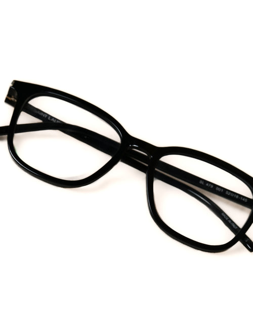 SAINT LAURENT/ Square Flame Black Rimmed Glasses