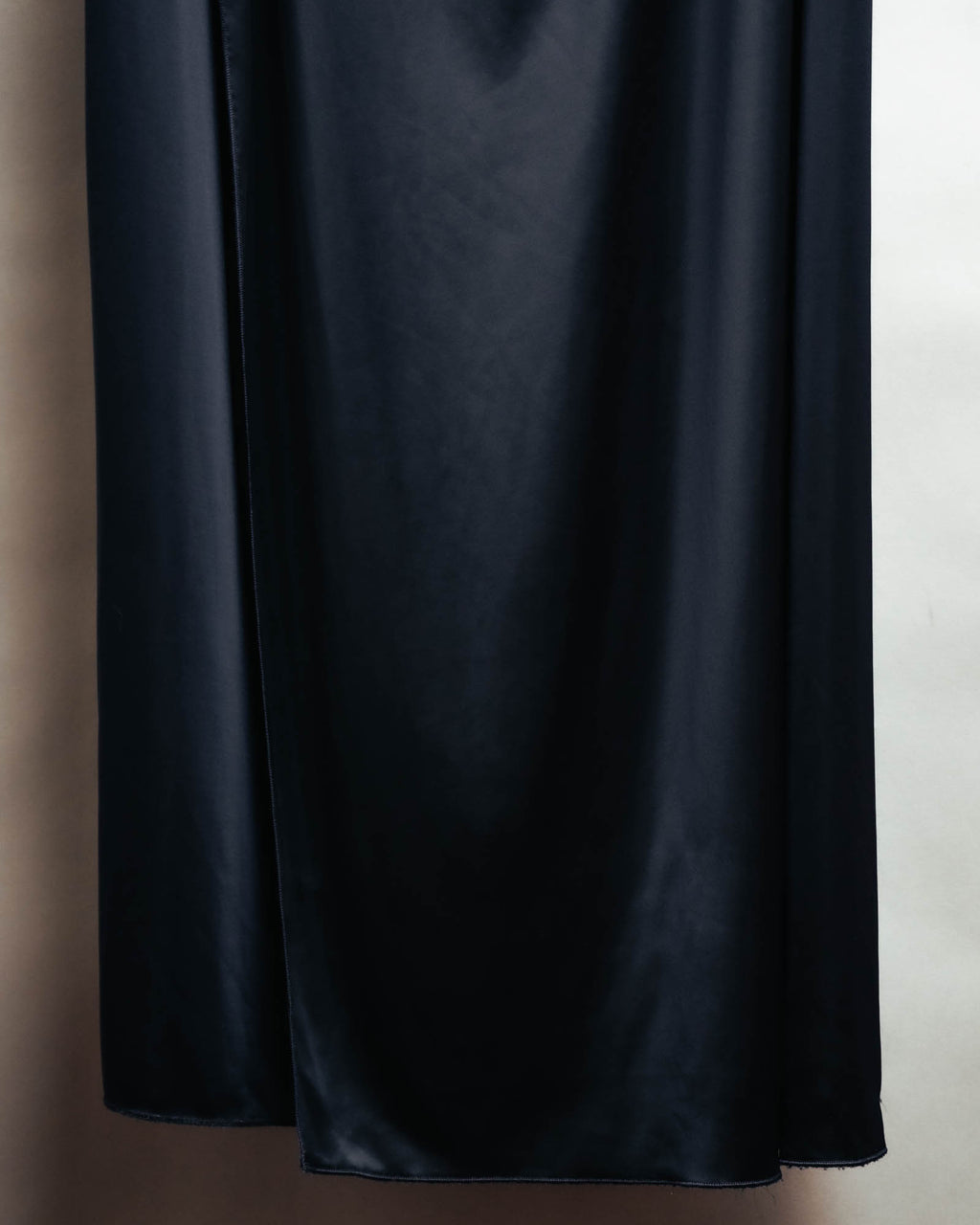 -SPECIAL– “Maison Martin Margiela” 12SS Draped satin maxi skirt