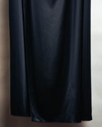 -SPECIAL– “Maison Martin Margiela” 12SS Draped satin maxi skirt