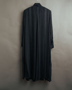 -MOOD Vintage Collections-
90’s Asymmetric stripe stitch long dress