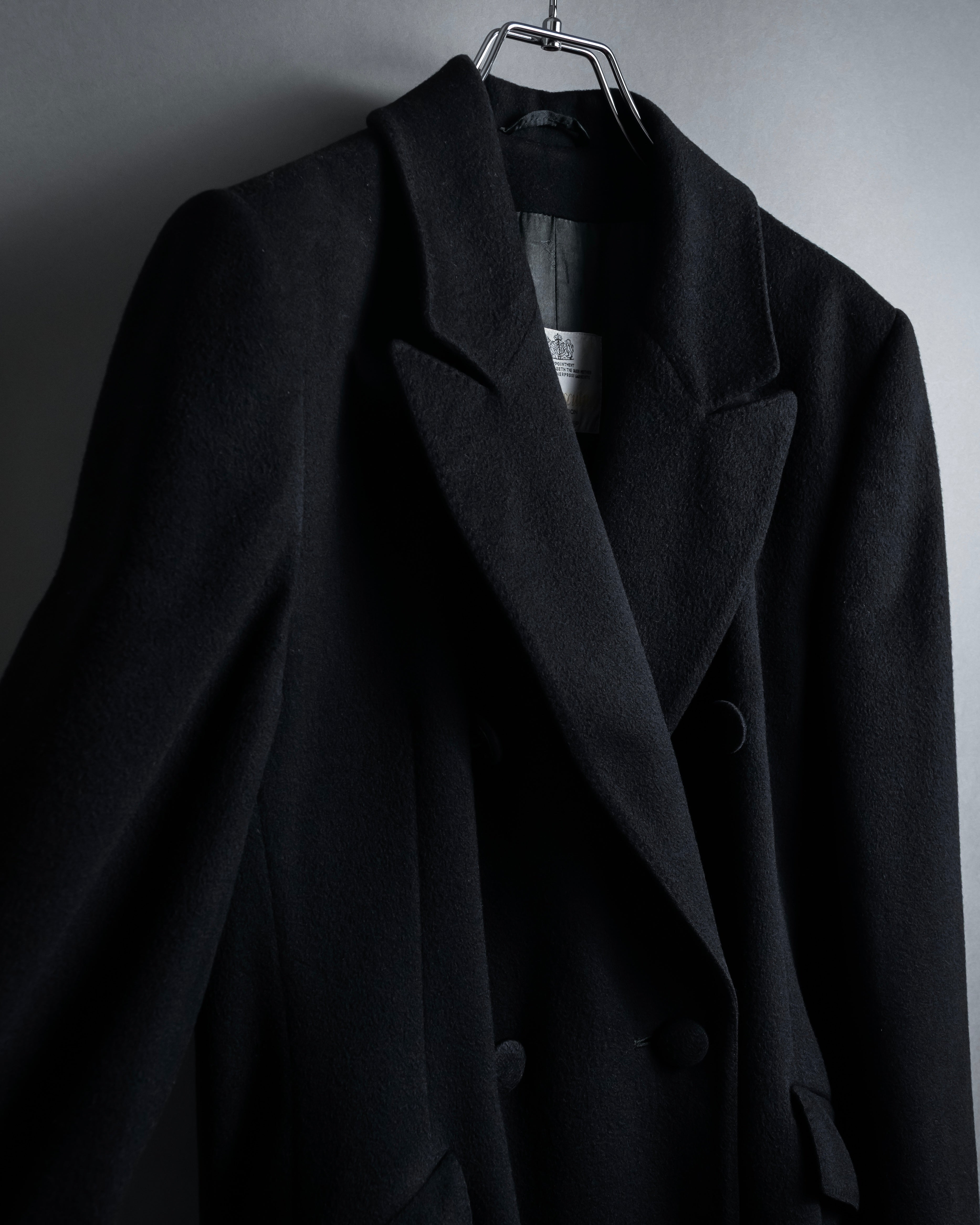 "Aquascutum" Elegantly tailored double-breasted long chester coat