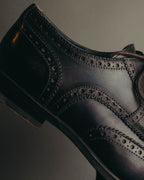 “Alberto Guardiani” 00’s-10’s Full brogue leather derby shoes