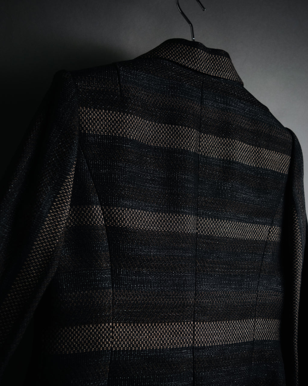 “TAE ASHIDA” 2008-2015 Structured border tweed jacket