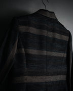“TAE ASHIDA” 2008-2015 Structured border tweed jacket