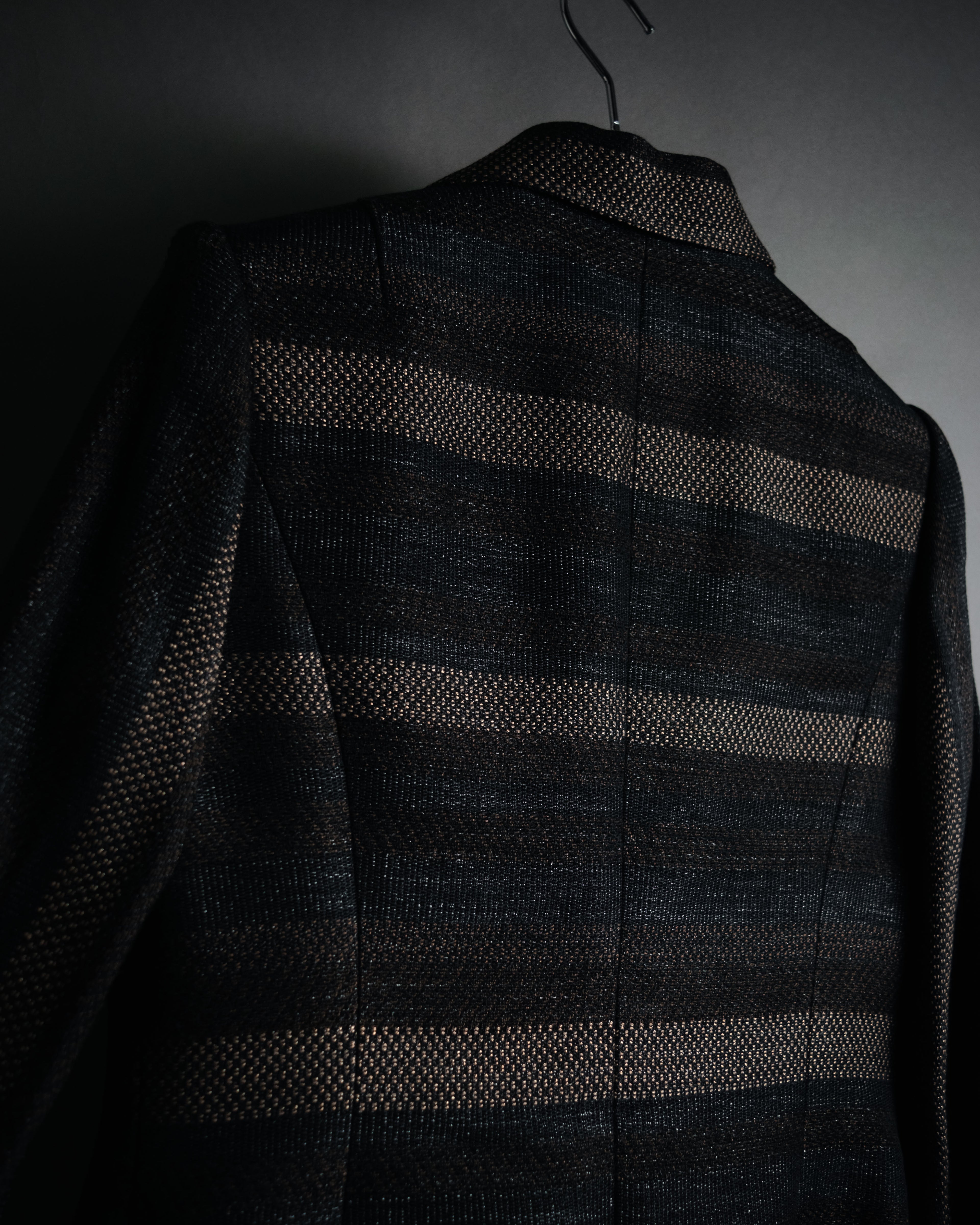 “TAE ASHIDA” 2008-2015 Structured border tweed jacket