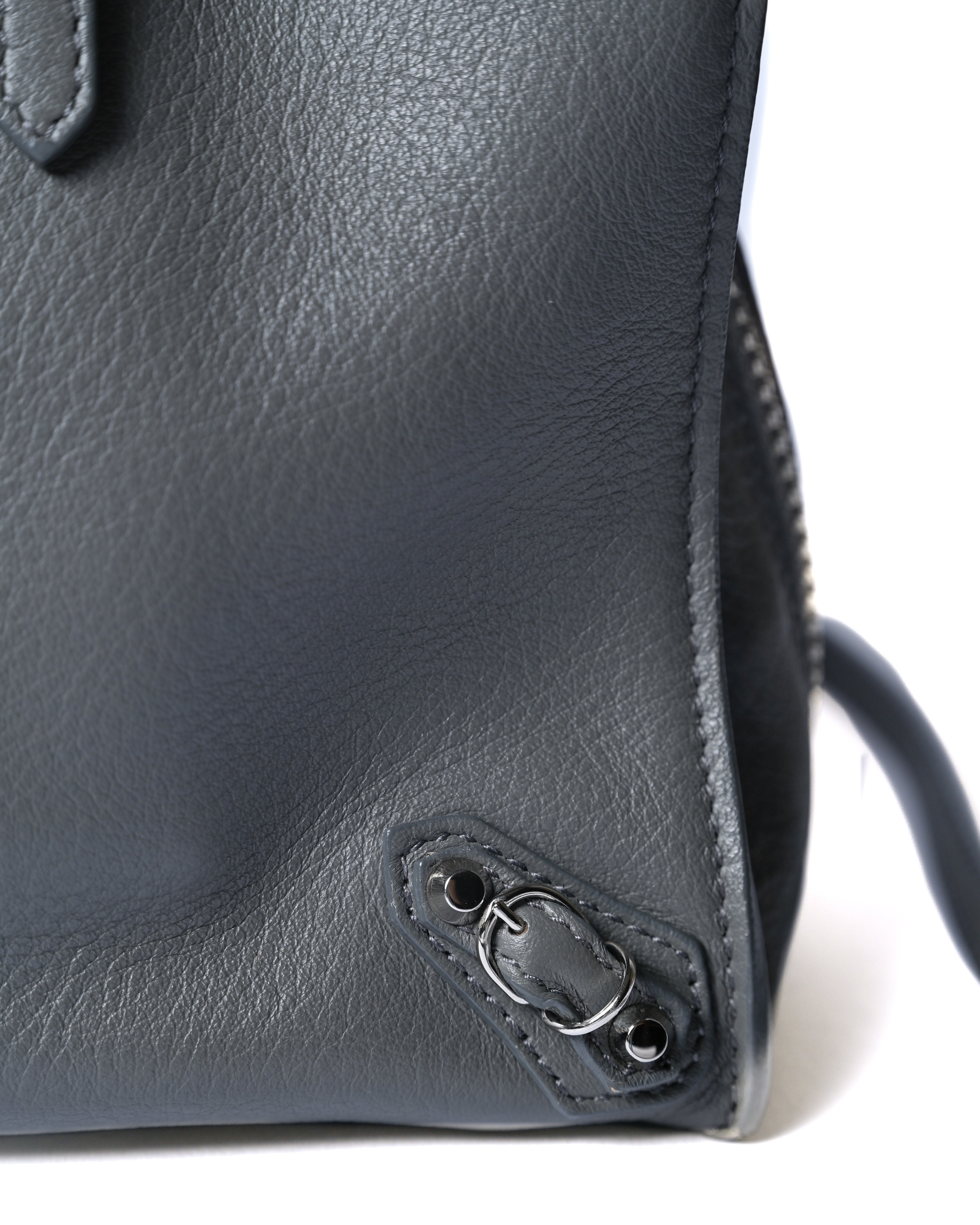 BALENCIAGA/ “Papier A6 ” Zip Around 2 Way Handbag Gray – MOOD