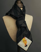 "Dolce & Gabbana" 00's-10's Silk wool scarf tie