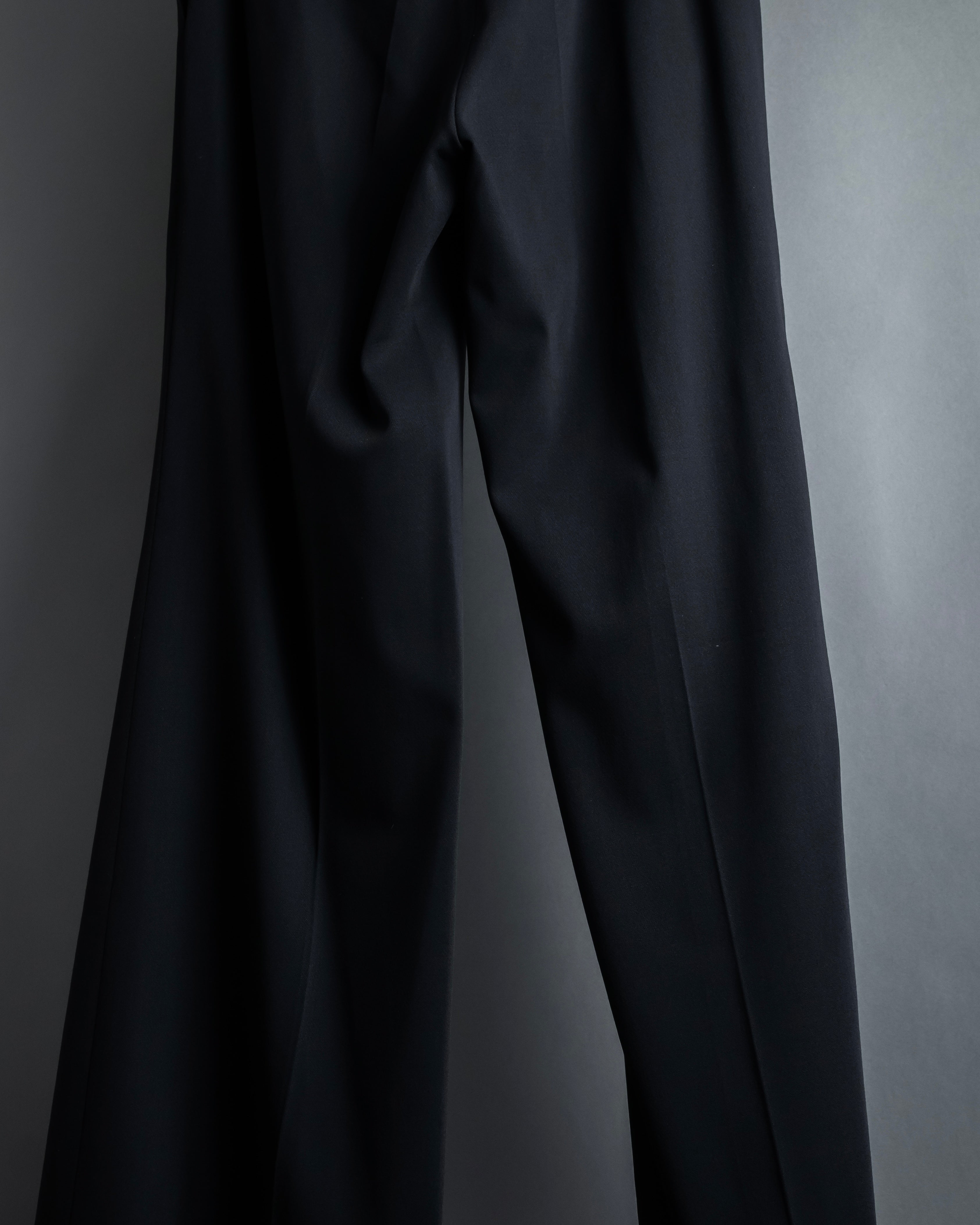 "Christian Dior Boutique Paris" Beautiful waistline wide silhouette Slacks