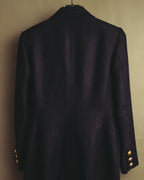 –SPECIAL– “GUCCI” 80’s-90’s Sculptural tailored blazer with gold buttons