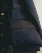 "Salvatore Ferragamo" 80's-90's Elegant cotton knit cardigan
