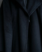 "PAUL SMITH" 100% wool maxi length belted gown coat