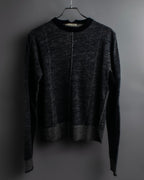 "CELINE" Inside-out stitching design knit pullover