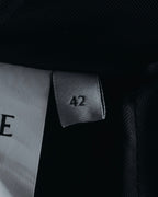 –SPECIALS– "LOEWE" 2017-2018 Minimal a-line calfskin piping coat