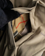 "BURBERRYS" Military detail classic trench coat