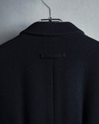 -SPECIAL- "JEAN PAUL GAULTIER"
 90's-00's Waist shape A-line silhouette black color super long coat