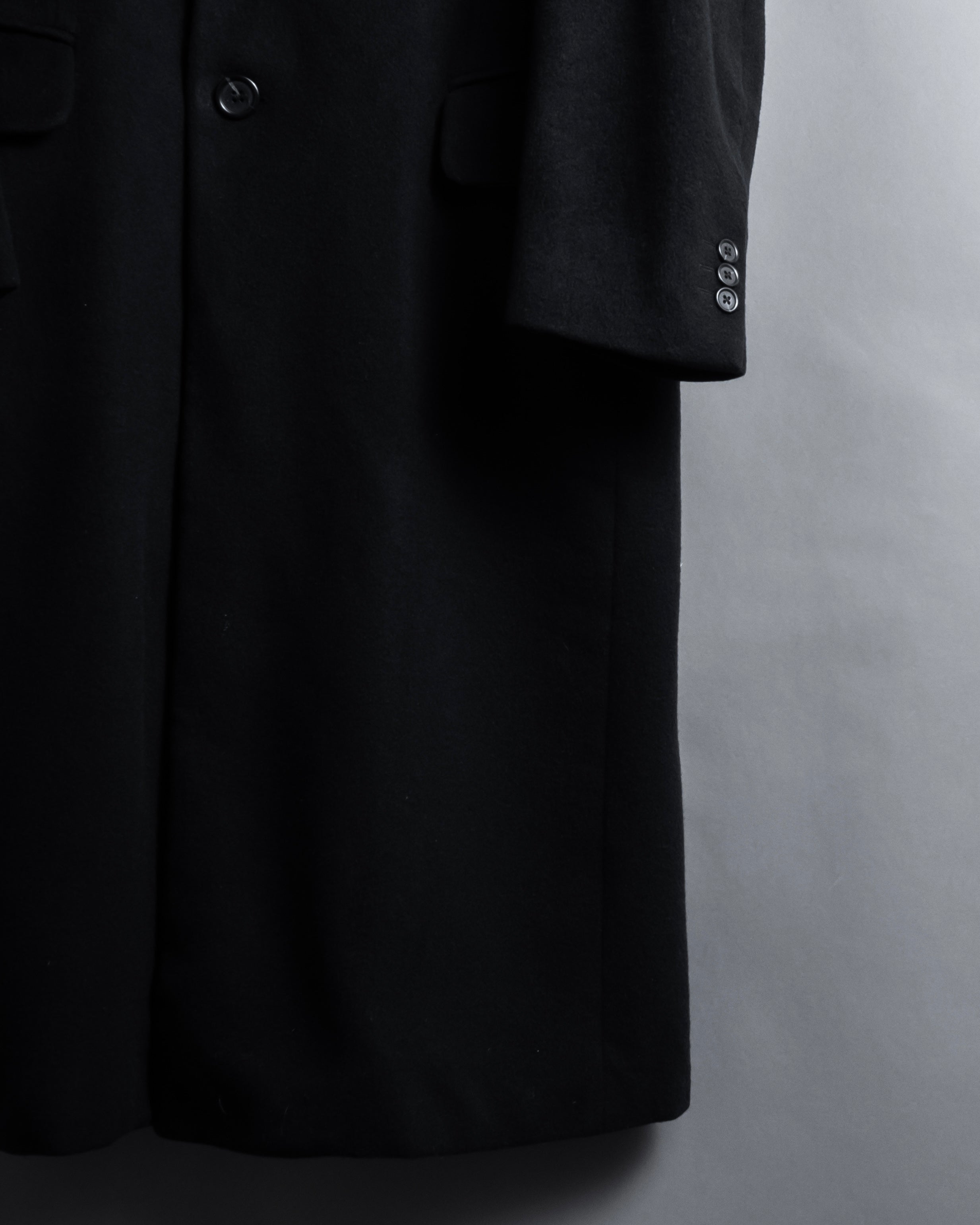 "FENDI" 80's-90's Classic cashmere long chester coat