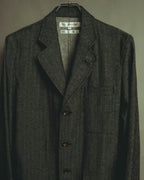 “COMME des GARÇONS SHIRT” 2000's- layered pocket print tailored jacket