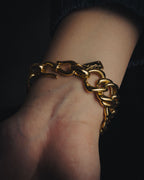 –SPECIAL– “Yves Saint Laurent” 90’s sculptural chain bracelet