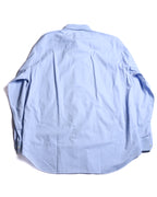 ARMANI COLLEZIONI/ Snap Button-down Oversized Dress Shirt Light Blue