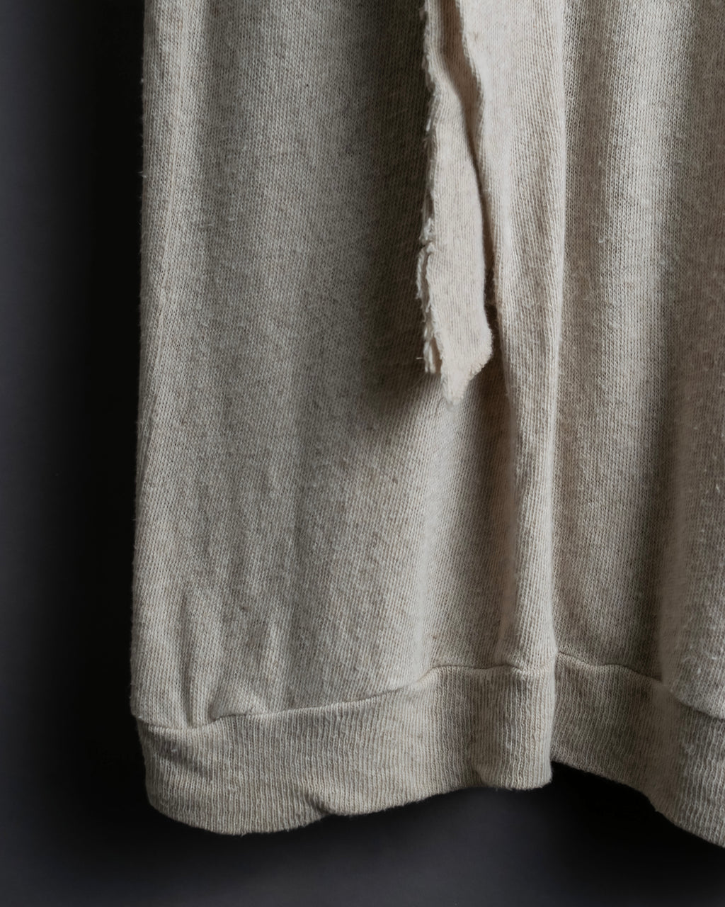 "Y's" Linen cotton mix ruffle design tank top