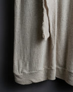 "Y's" Linen cotton mix ruffle design tank top