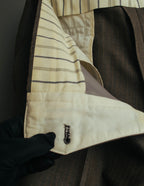 "BURBERRY LONDON" 00's-10's Classic striped double-breasted wool suit