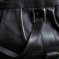 "Max Mara" Horizontal tuck design 2way leather bag