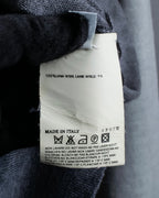 "Maison Martin Margiela" 2008SS two-tone V-neck knit