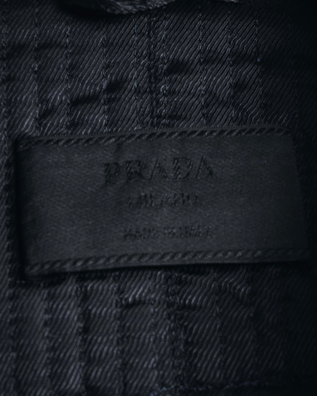 "PRADA" 90’s-00’s Minimal double-breasted wool jacket