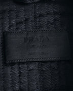 "PRADA" 90’s-00’s Minimal double-breasted wool jacket