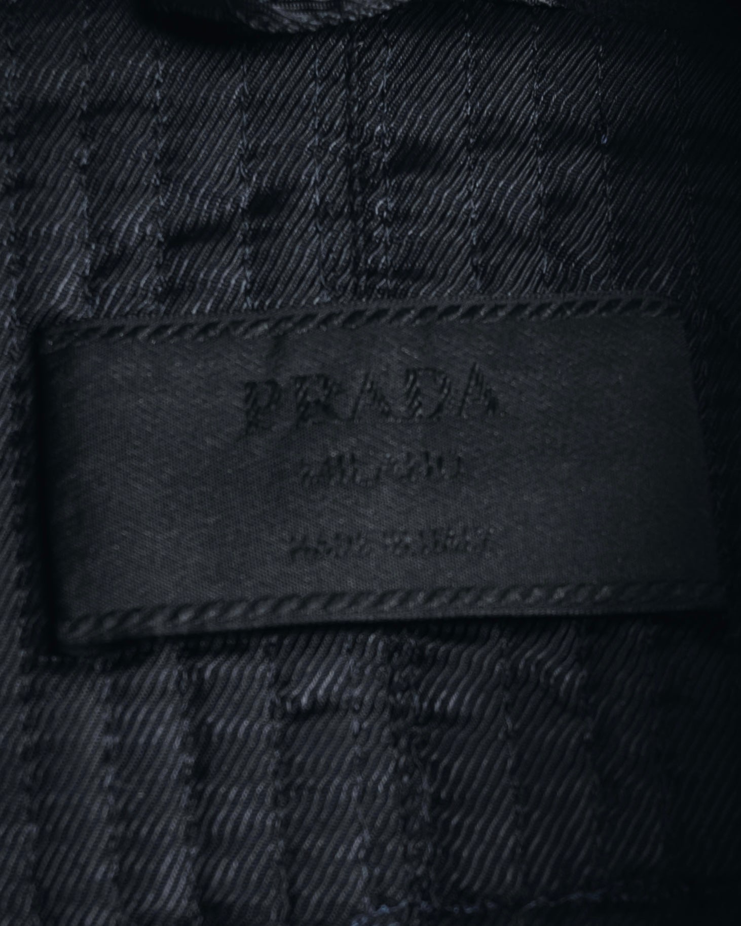 "PRADA" 90’s-00’s Minimal double-breasted wool jacket