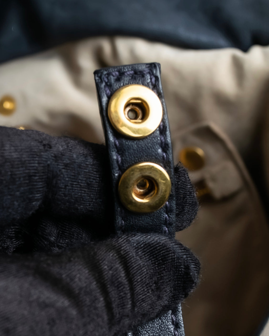 "MIU MIU" Overflap gold Parts design 2-way bag