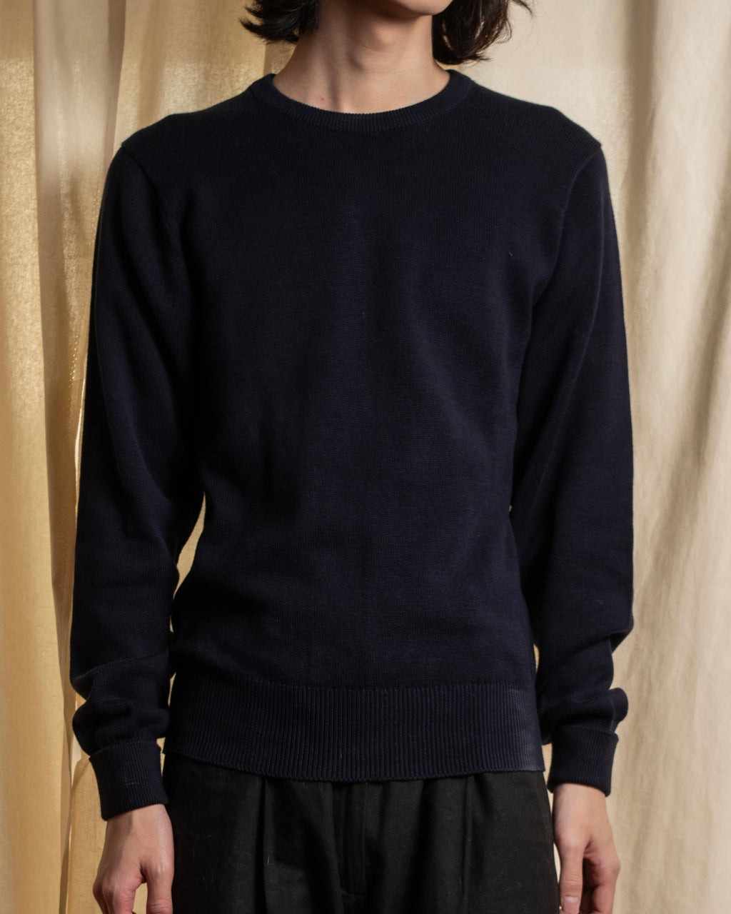 "HERMES" 80's-90's Minimalist design cotton knit