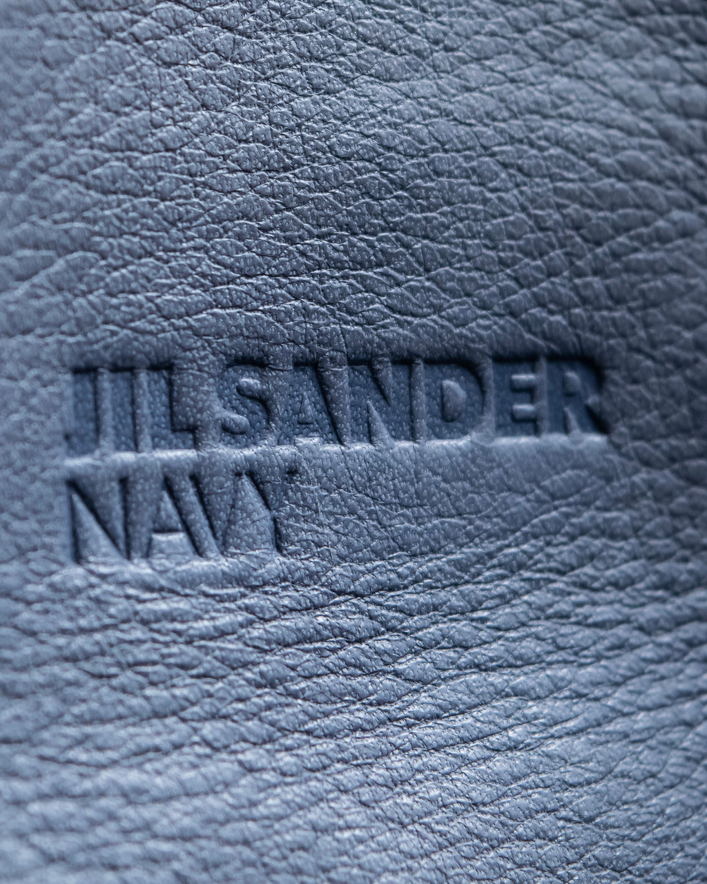 "JIL SANDER navy" bicolor 2way tote bag