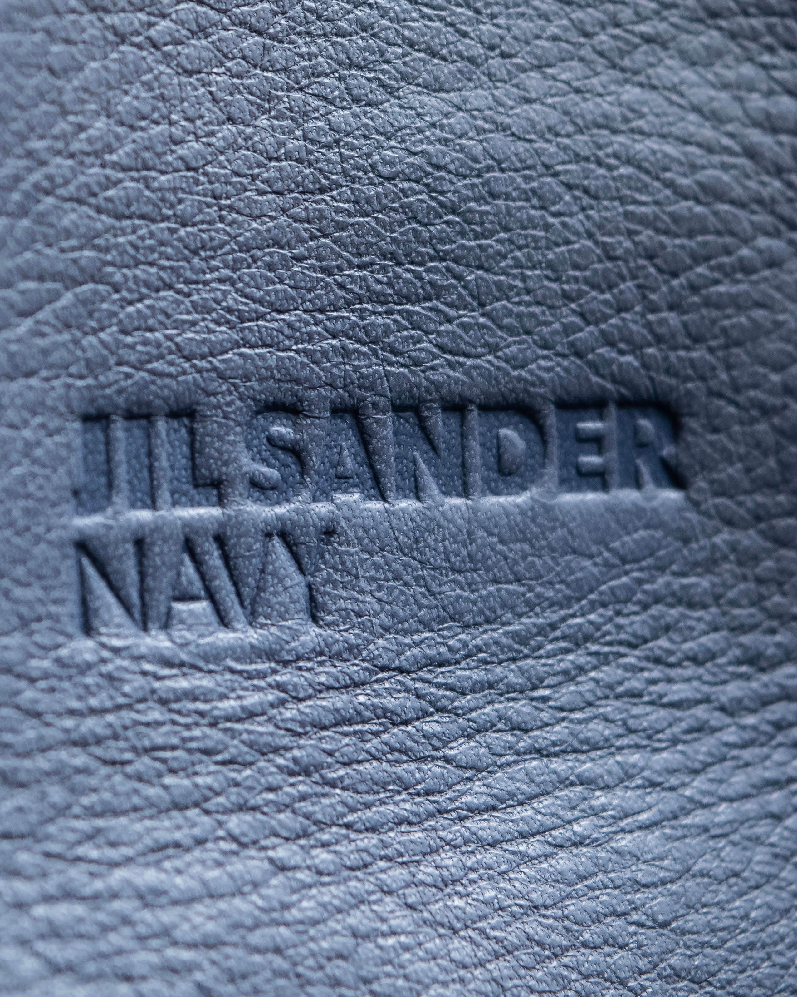 "JIL SANDER navy" bicolor 2way tote bag