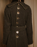 –SPECIAL– "FENDI"
Late 80s-early 90s oversized pile wool wrap coat