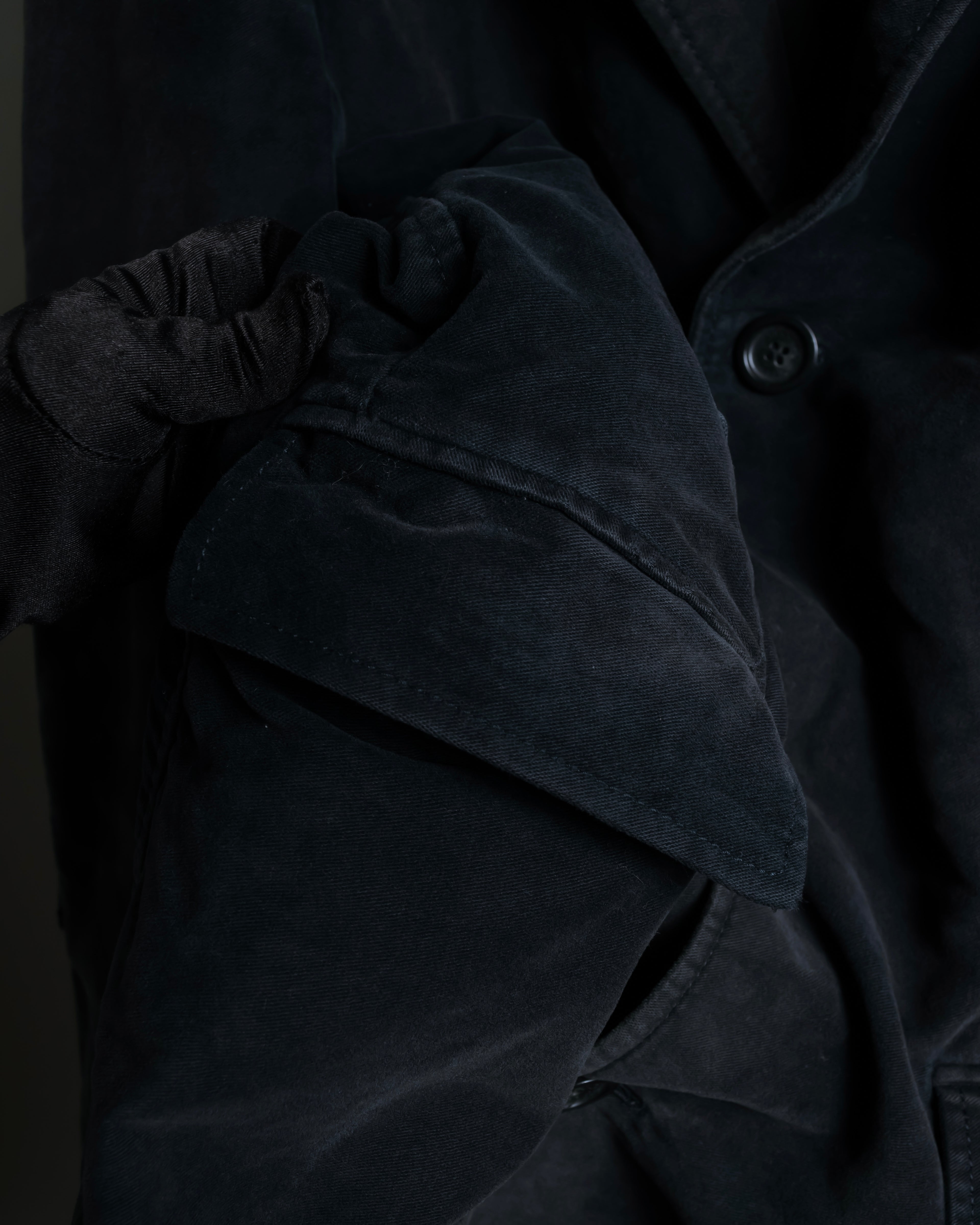 "BURBERRY" Garment dyed faded hunting design coat